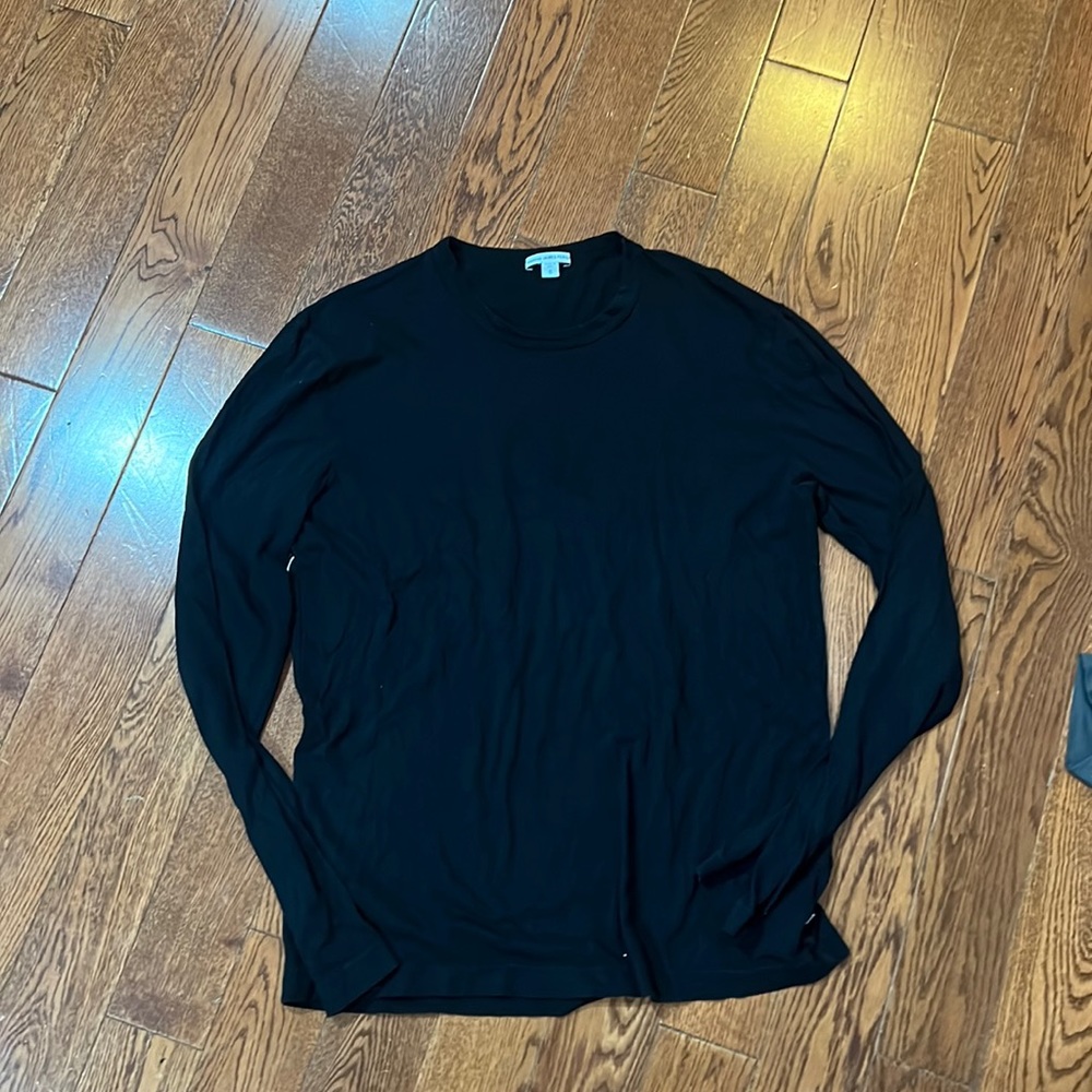 Black james perse t shirt size 0